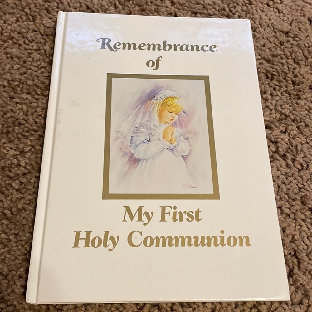 New First Communion keepsake book. Never used.